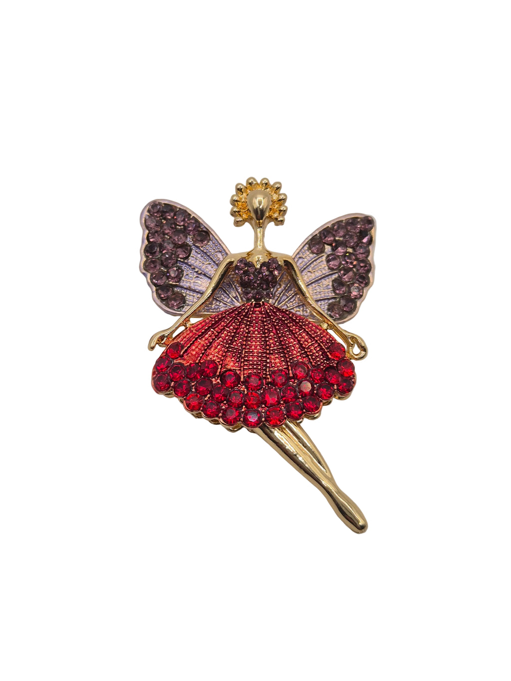 Fairy Brooch With Pendant Legs