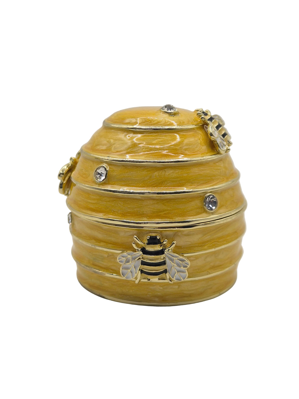 Yellow Beehive Trinket Pot