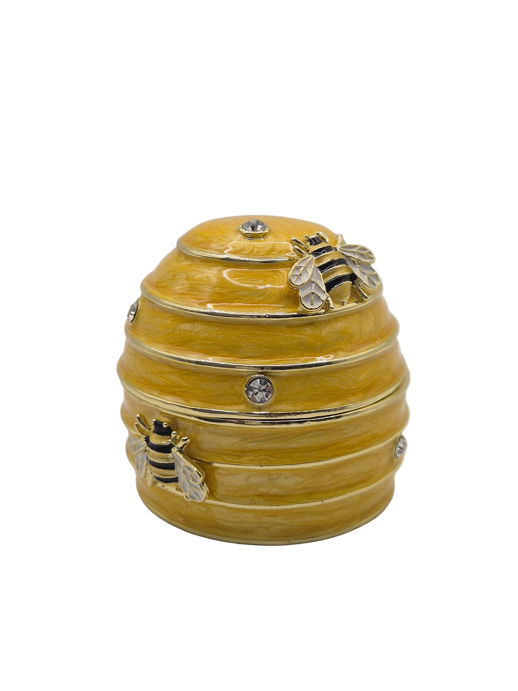Yellow Beehive Trinket Pot