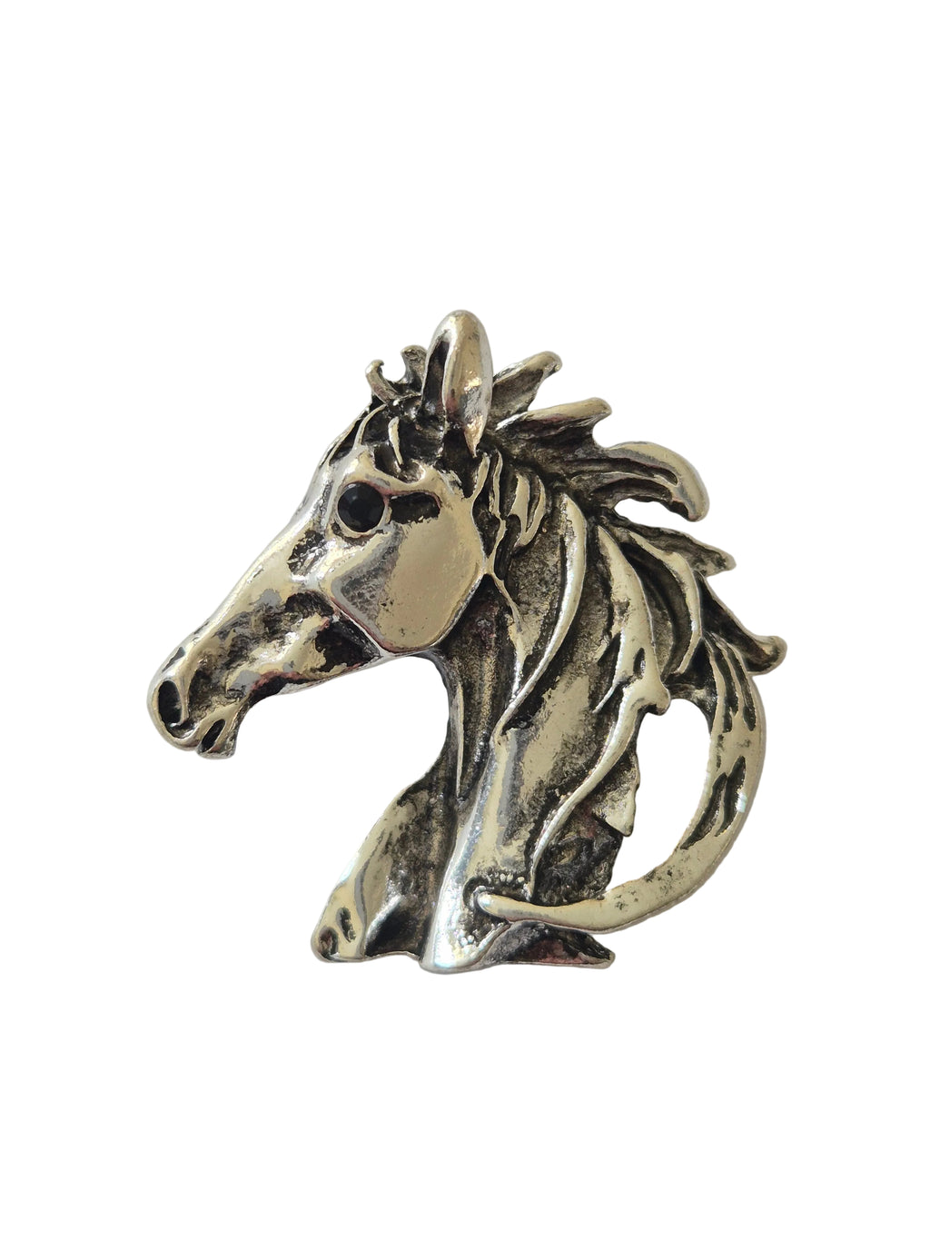 vintage design horse brooch